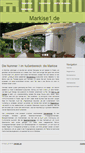 Mobile Screenshot of markise1.de